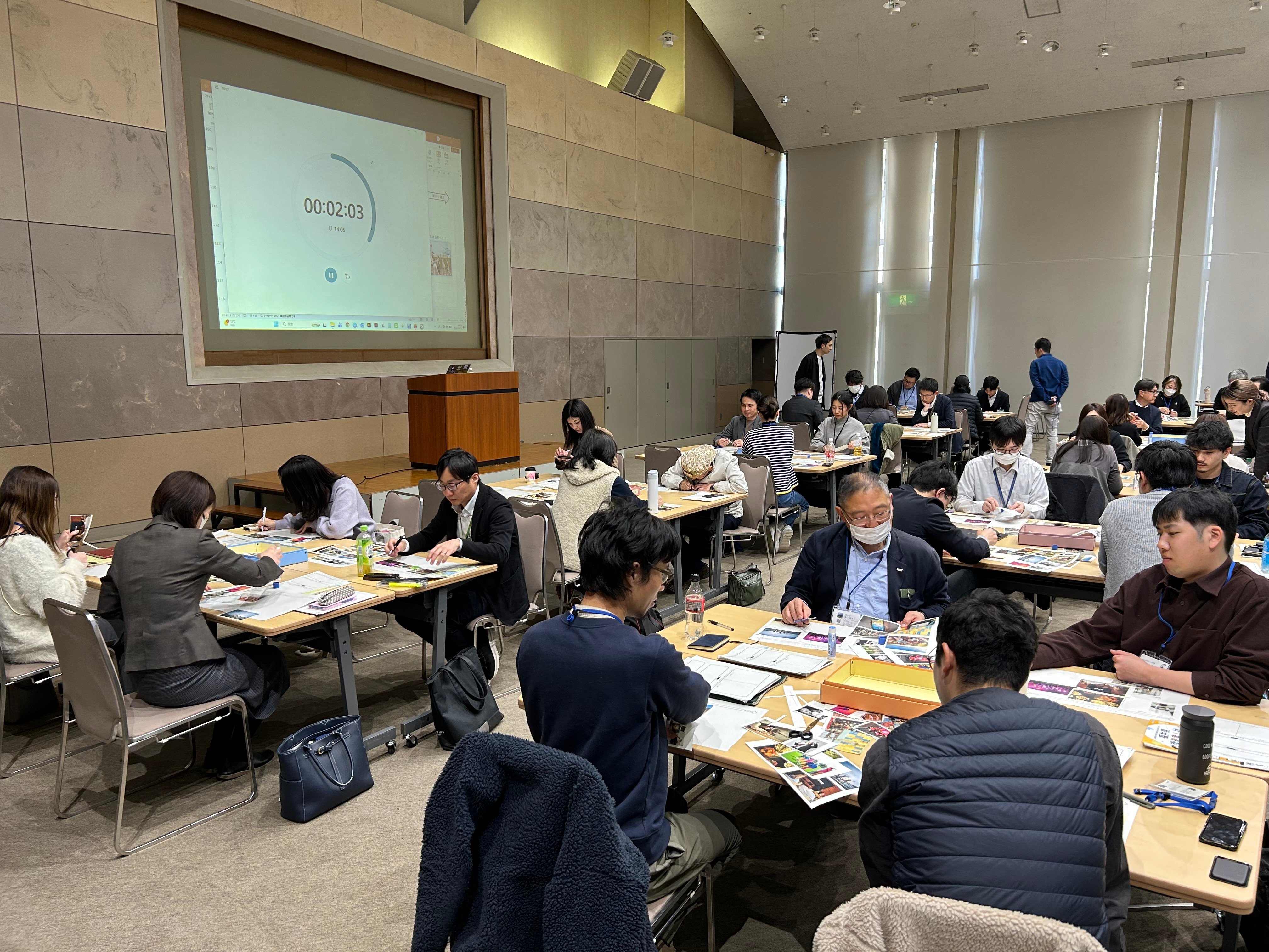 23_令和8年3月 グループ別にワークショップを実施。感想のシェアも行いました