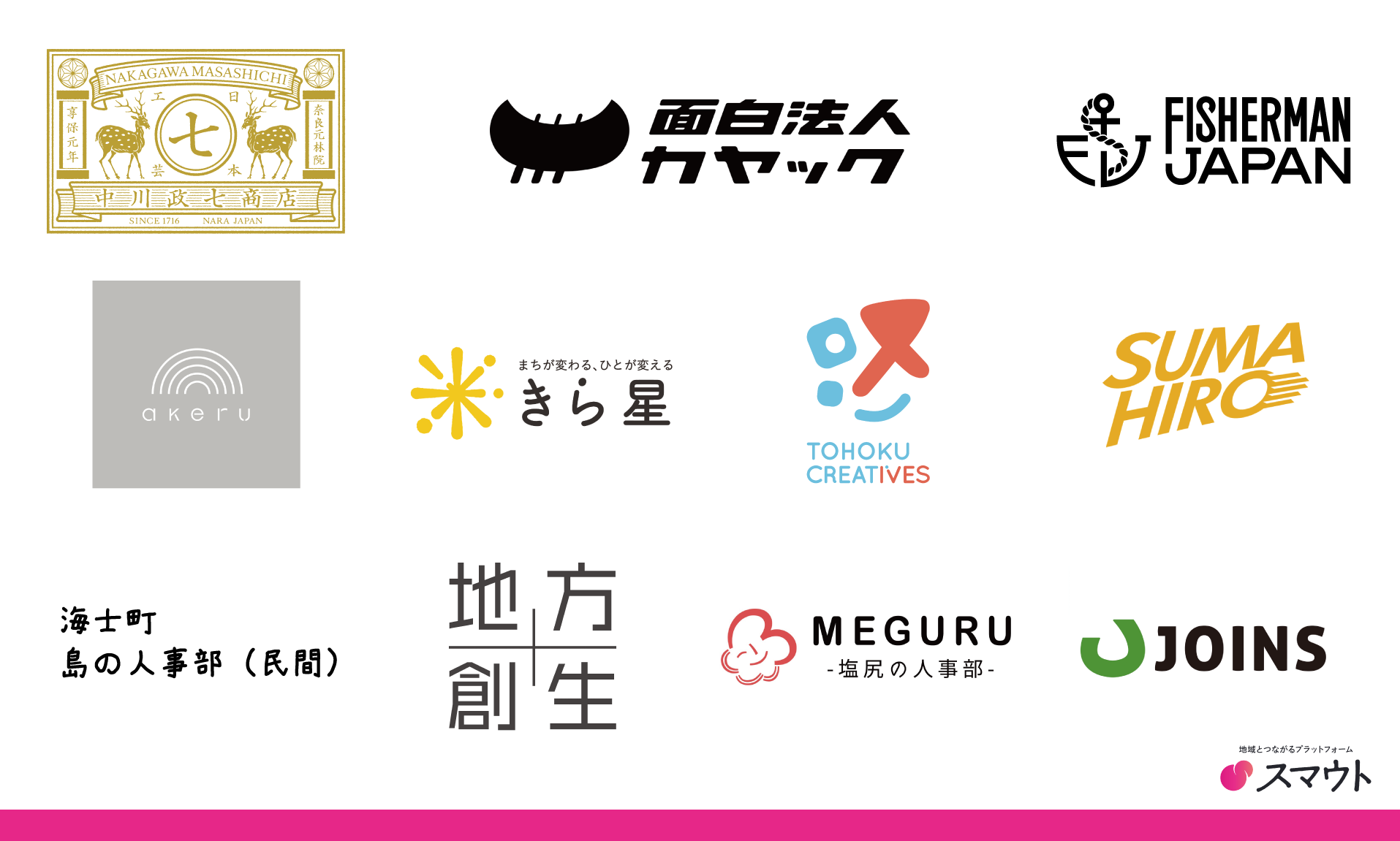 中川政七商店、フィッシャーマン・ジャパンなど10社と「移住採用」分野で業務連携を開始しました