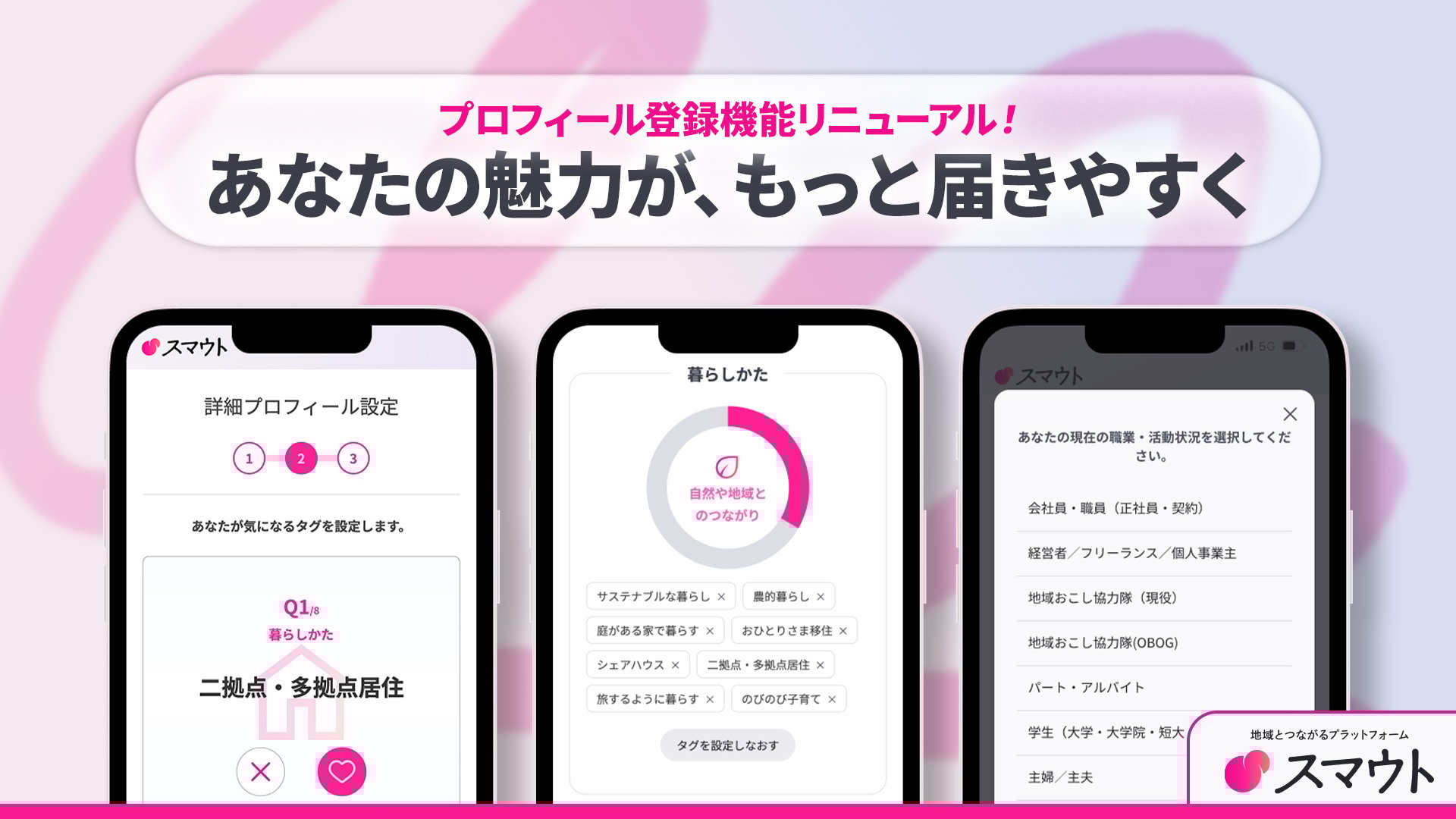 あなたらしさ、もっと伝えてみませんか?プロフィール編集機能をリニューアルしました